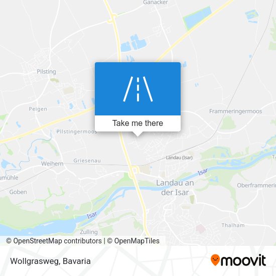 Wollgrasweg map