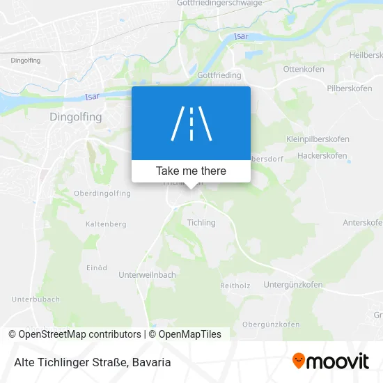 Карта Alte Tichlinger Straße