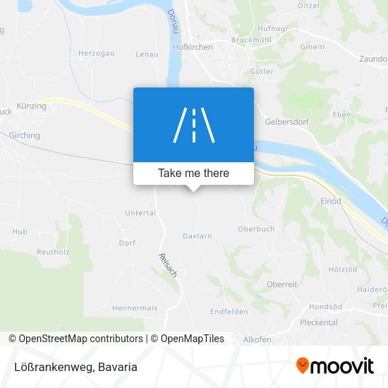 Lößrankenweg map