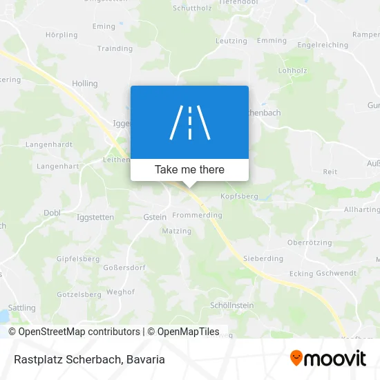 Rastplatz Scherbach map