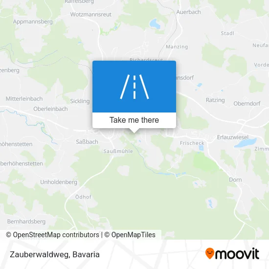 Карта Zauberwaldweg