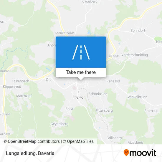 Карта Langsiedlung