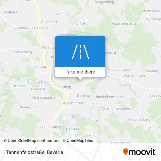 Tannenfeldstraße map