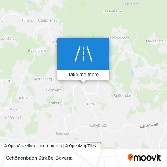 Schönenbach Straße map