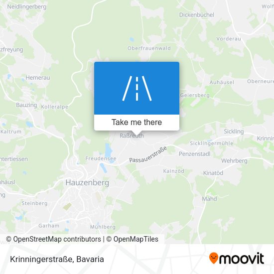 Krinningerstraße map