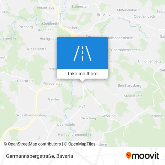 Карта Germannsbergstraße