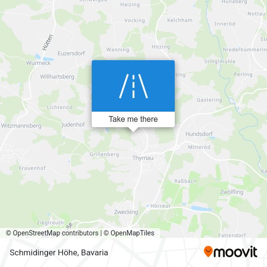 Schmidinger Höhe map