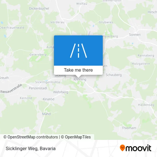 Карта Sicklinger Weg