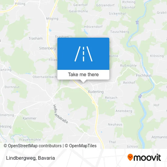 Карта Lindbergweg