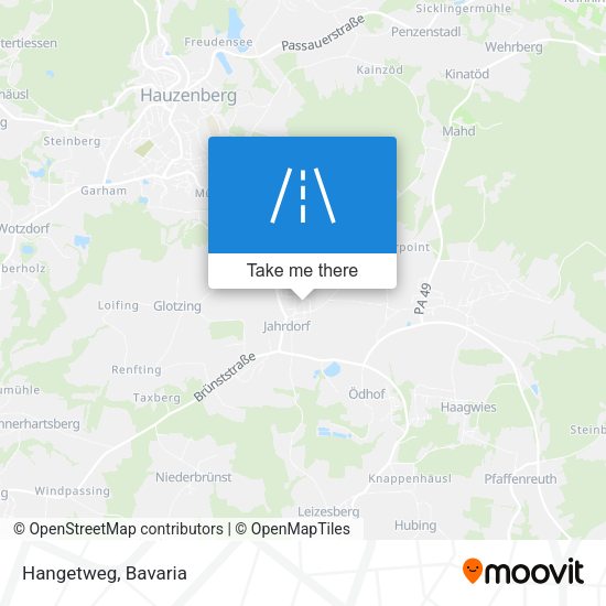 Карта Hangetweg