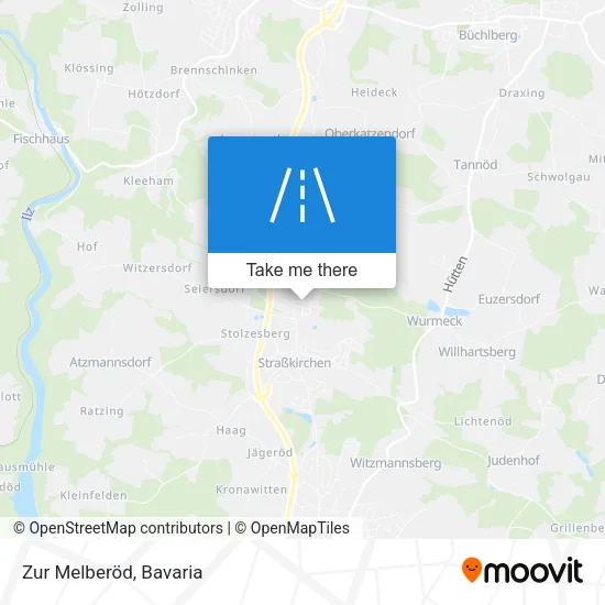 Zur Melberöd map