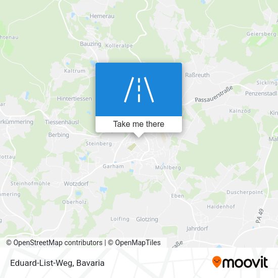 Eduard-List-Weg map
