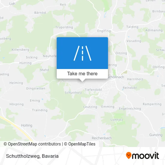 Карта Schuttholzweg