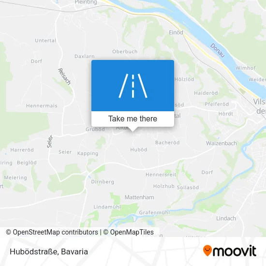 Карта Hubödstraße