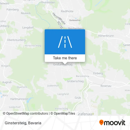 Ginstersteig map