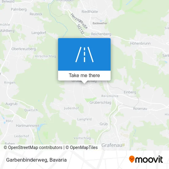 Карта Garbenbinderweg