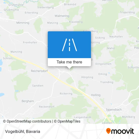 Карта Vogelbühl