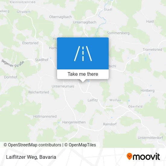 Карта Laiflitzer Weg