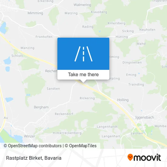 Карта Rastplatz Birket