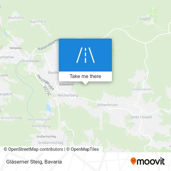 Карта Gläserner Steig