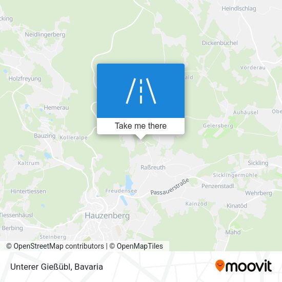 Unterer Gießübl map