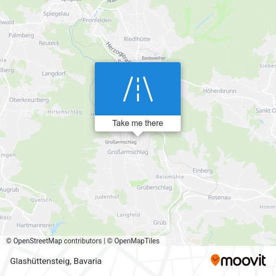 Glashüttensteig map