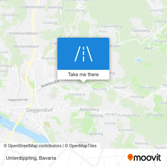 Карта Unterdippling
