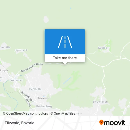 Карта Filzwald