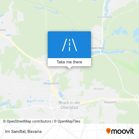 Im Sandtal map