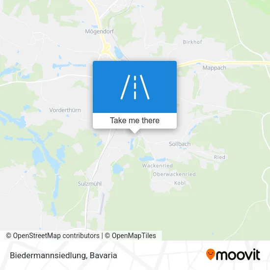Карта Biedermannsiedlung