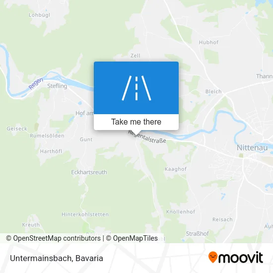 Карта Untermainsbach