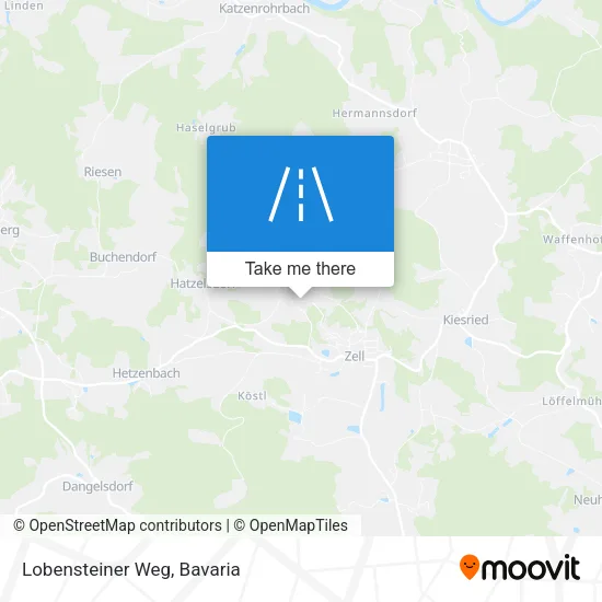 Карта Lobensteiner Weg