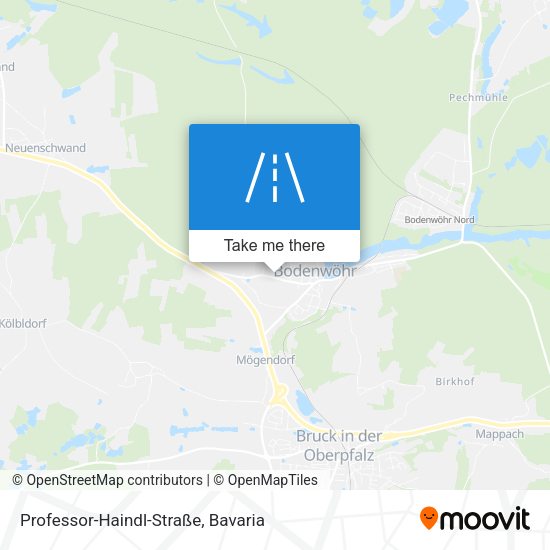Professor-Haindl-Straße map