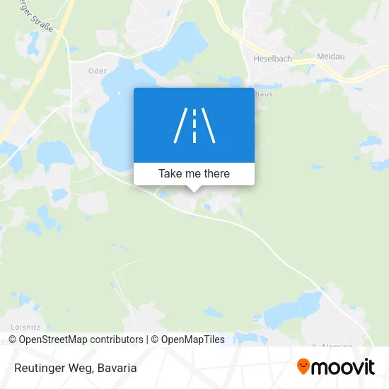 Карта Reutinger Weg