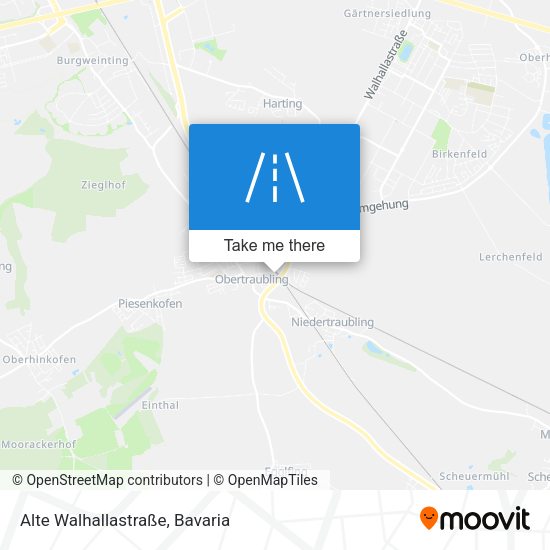 Alte Walhallastraße map