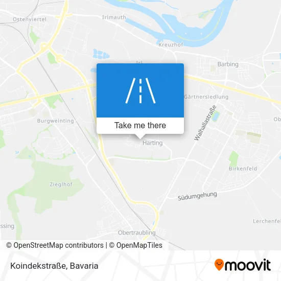 Koindekstraße map