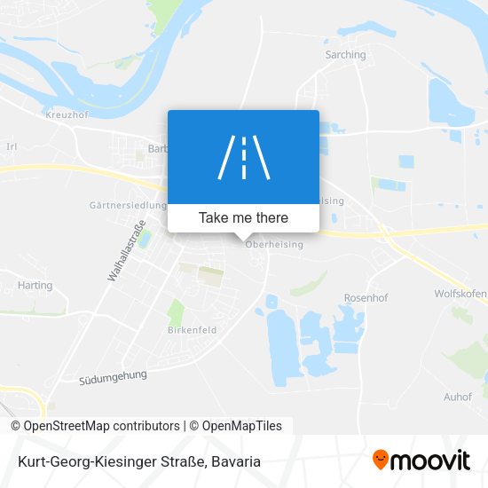 Kurt-Georg-Kiesinger Straße map