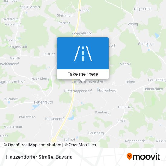 Hauzendorfer Straße map
