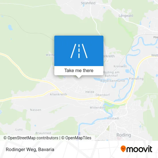 Карта Rodinger Weg