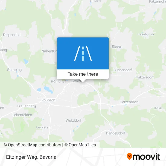 Eitzinger Weg map