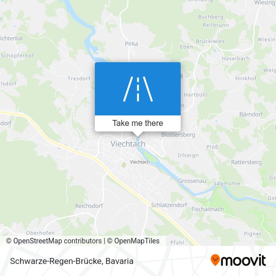Schwarze-Regen-Brücke map
