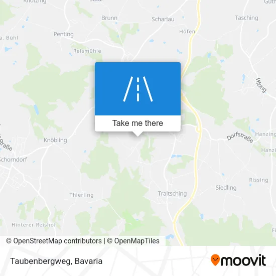 Карта Taubenbergweg