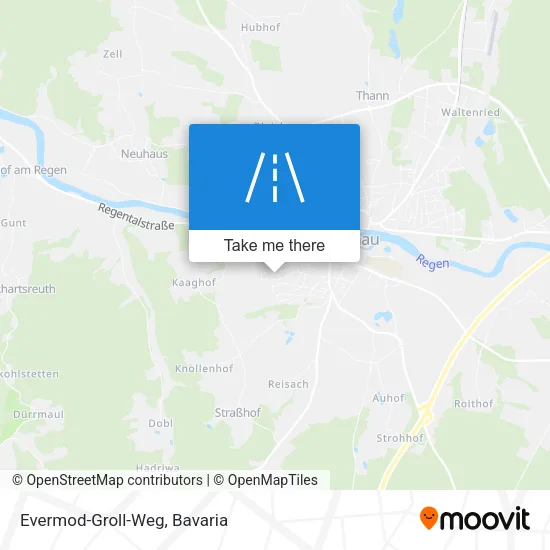 Карта Evermod-Groll-Weg