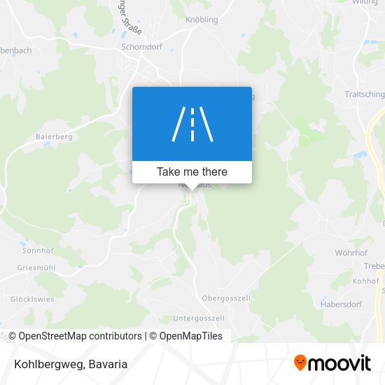 Kohlbergweg map