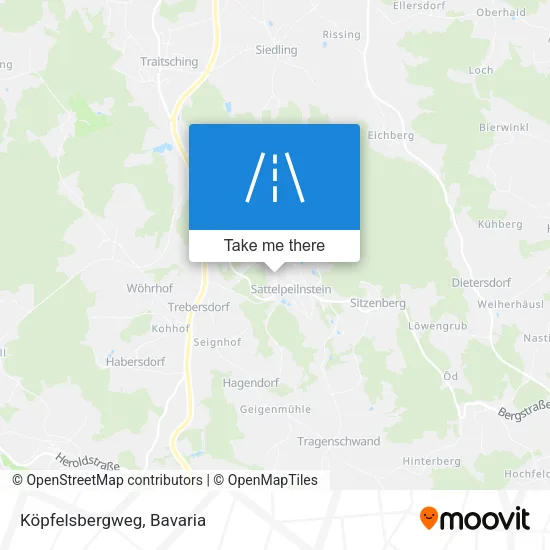 Карта Köpfelsbergweg