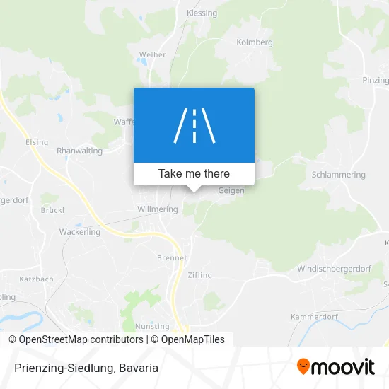 Карта Prienzing-Siedlung