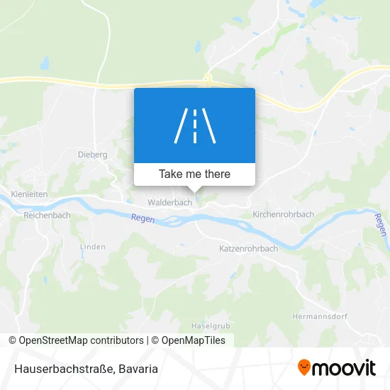 Карта Hauserbachstraße