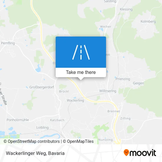 Карта Wackerlinger Weg