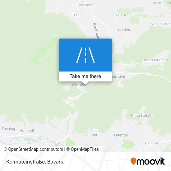 Карта Kolmsteinstraße