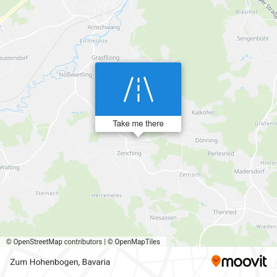 Карта Zum Hohenbogen